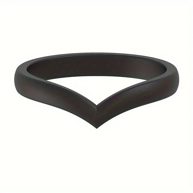 Heart Shaped Silicone Ring Set for Women - 3 Pack Comfortable Wedding Bands